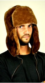 Beaver fur hat - russian style
